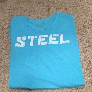 Mens XL STEEL SUPPLEMENTS T.shirt